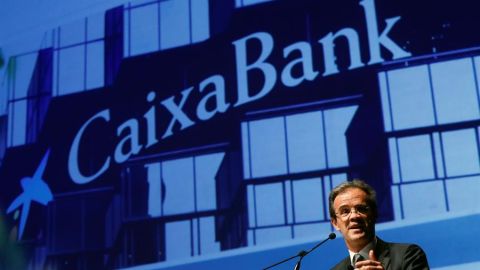 El presidente de CaixaBank, Jordi Gual