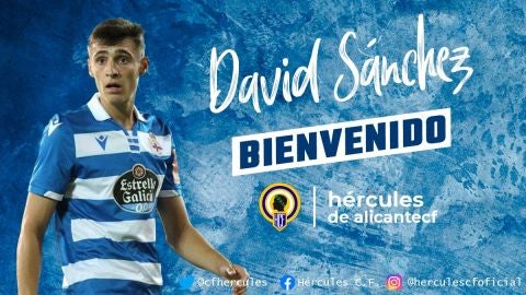 David S&aacute;nchez, nuevo jugador del H&eacute;rcules