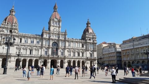 Manifestaci&oacute;n hosteleros en Mar&iacute;a Pita