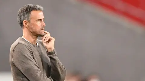 Luis Enrique, en la banda Luis Enrique, en la banda