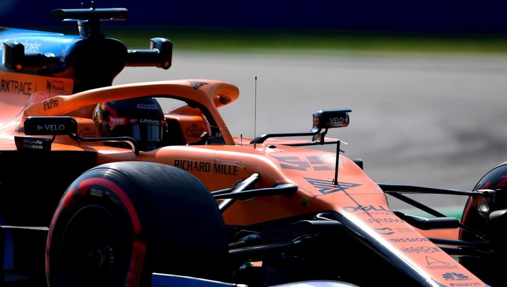 Carlos Sainz, con el McLaren