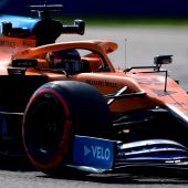 Carlos Sainz, con el McLaren