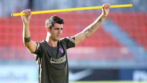 &Aacute;lvaro Morata, con el Atl&eacute;tico