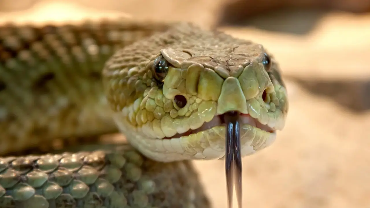 Imagen de archivo de una serpiente Imagen de archivo de una serpiente