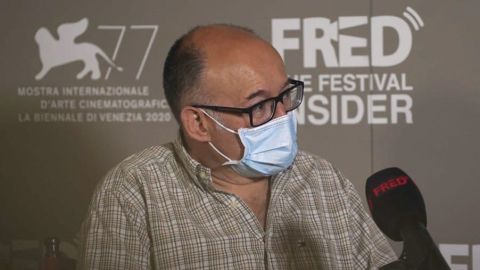 Jos&eacute; Luis Rebordinos, director del Festival de San Sebasti&aacute;n, a su paso por Venecia 2020