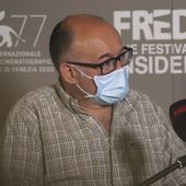 José Luis Rebordinos, director del Festival de San Sebastián, a su paso por Venecia 2020