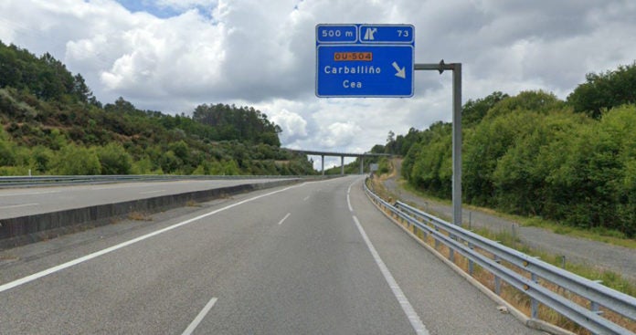 Cortes na autoestrada AG-53 entre Dozón e San Cristovo de Cea Cortes na autoestrada AG-53 entre Dozón e San Cristovo de Cea