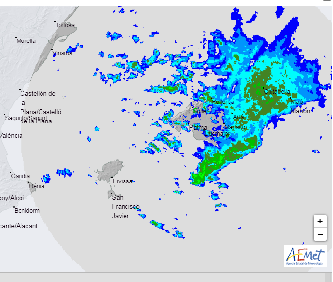 La gota fría 'pasa' de la provincia de Alicante La gota fría 'pasa' de la provincia de Alicante