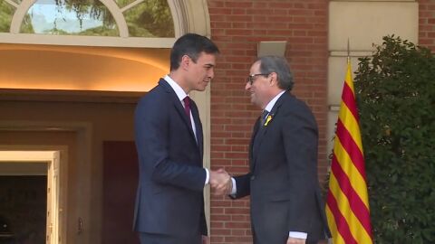 Pedro Sánchez y Quim Torra acuerdan volver a reunir &quot;en los próximos días&quot; la mesa de diálogo