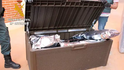 Marihuana incautada por la Guardia Civil Marihuana incautada por la Guardia Civil