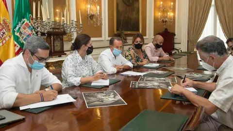 Reunión en la Diputación Reunión en la Diputación