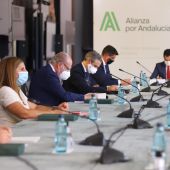 Instantes durante la reunión