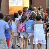 Entrada a un colegio Entrada a un colegio