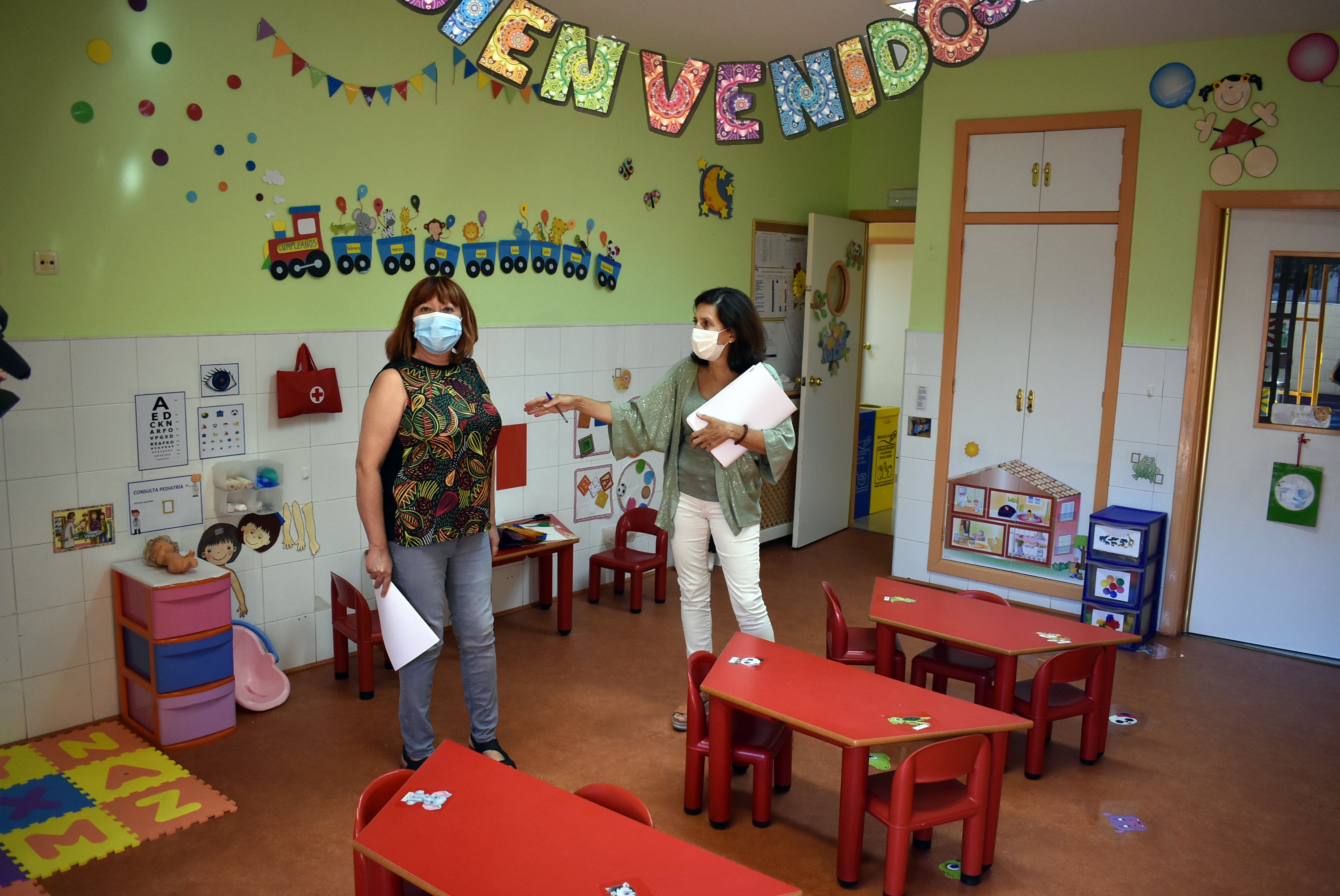 Todo preparado en la Escuela Infantil Municipal de La Granja para una vuelta segura Todo preparado en la Escuela Infantil Municipal de La Granja para una vuelta segura