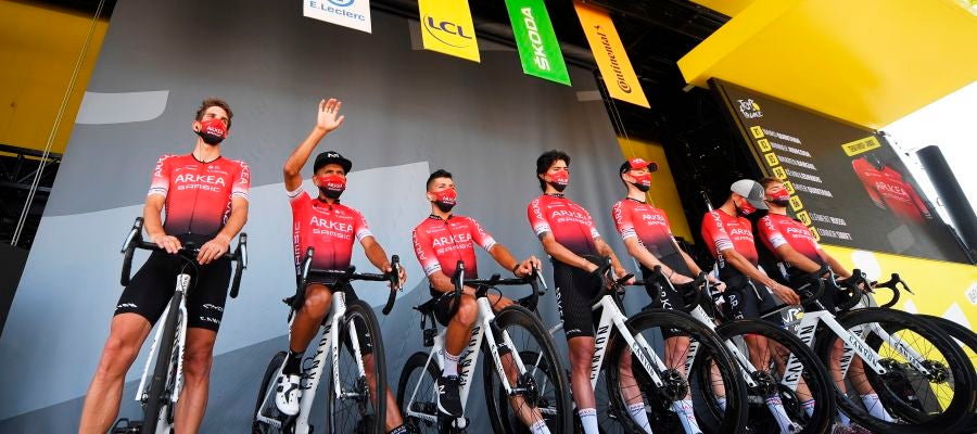 El equipo Arkéa-Samsic de Nairo Quintana El equipo Arkéa-Samsic de Nairo Quintana