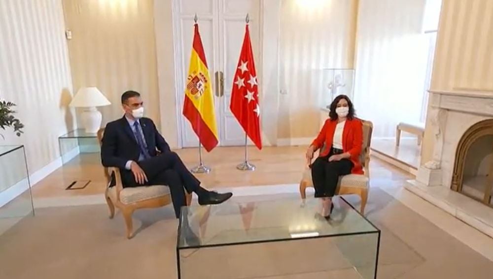 Díaz Ayuso y Pedro Sánchez