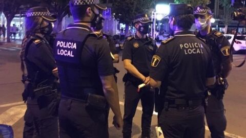 Polic&iacute;a Local del servicio nocturno