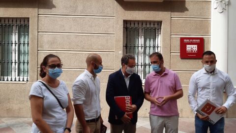 En el centro, Xavier López, Paco Sanguino y Natxo Bellido En el centro, Xavier López, Paco Sanguino y Natxo Bellido