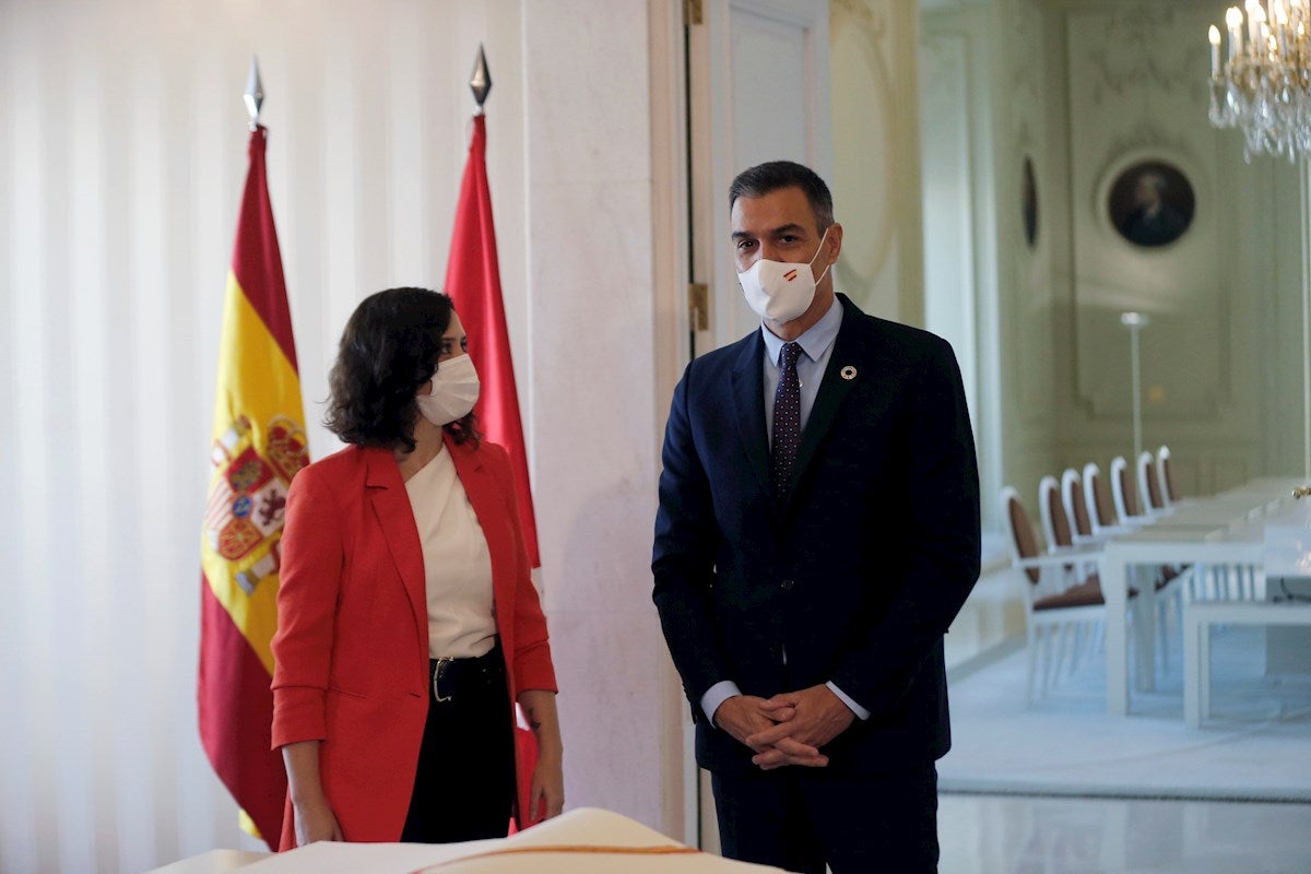 Estos son los puntos del acuerdo Ayuso - Sánchez para frenar el coronavirus en la Comunidad de Madrid Estos son los puntos del acuerdo Ayuso - Sánchez para frenar el coronavirus en la Comunidad de Madrid