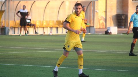 Benja Mart&iacute;nez, delantero del H&eacute;rcules.