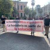 Manifestación sector hostelero Huelva