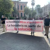 Manifestación sector hostelero Huelva Manifestación sector hostelero Huelva