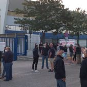 Concentración en las instalaciones de Alestis en El Puerto