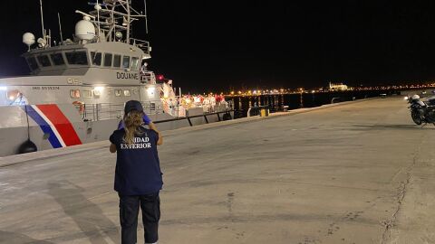 Llegada de migrantes al Puerto de Palma