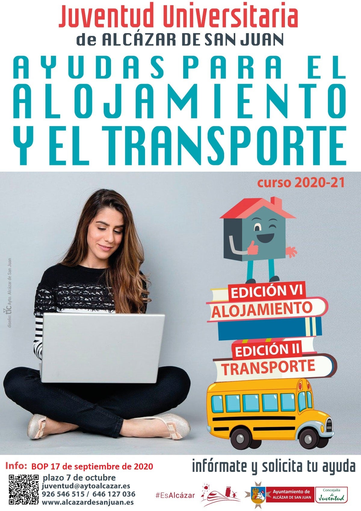 El ayuntamiento de Alcázar destina 21.000 euros a ayudas para alojamiento y transporte a estudiantes universitarios El ayuntamiento de Alcázar destina 21.000 euros a ayudas para alojamiento y transporte a estudiantes universitarios