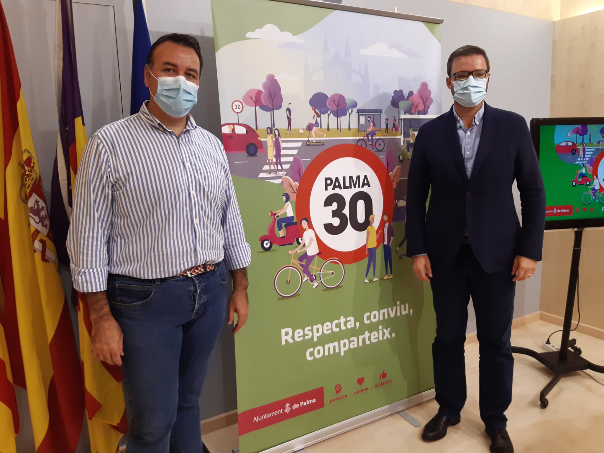 Palma se convertirá en una 'Ciudad 30' el próximo mes de octubre Palma se convertirá en una 'Ciudad 30' el próximo mes de octubre