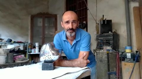  &Aacute;ngel Hern&aacute;ndez, escultor ilicitano