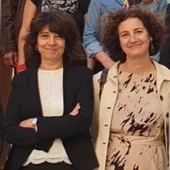 Carmen Fidalgo y Lucrecia Valverde Carmen Fidalgo y Lucrecia Valverde
