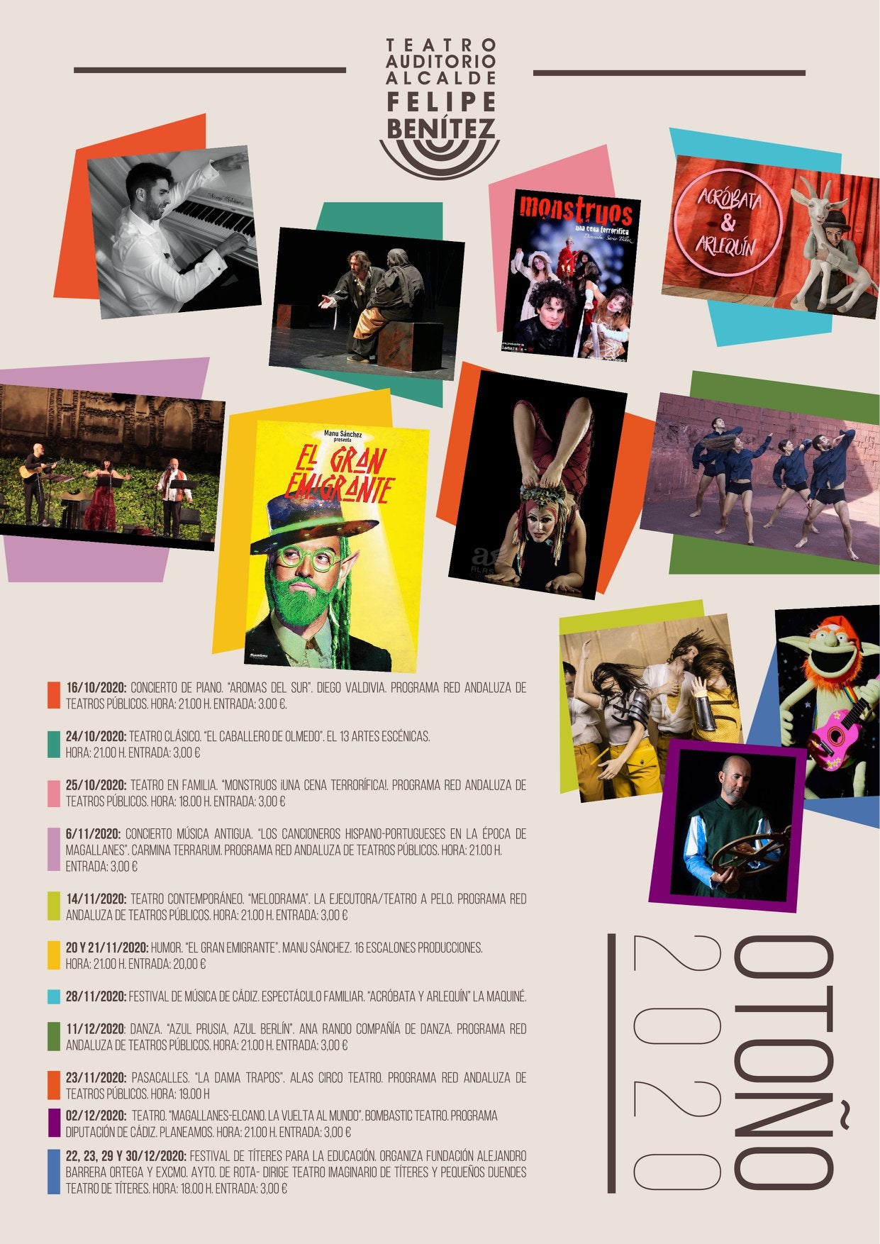 Cultura local y mucho teatro en la programación de cultura de Rota Cultura local y mucho teatro en la programación de cultura de Rota
