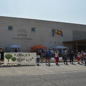 Cadena humana en Los Toruños Cadena humana en Los Toruños