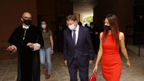 Manuel Palomar, Ximo Puig y Carolina Pascual