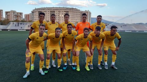 El once del H&eacute;rcules, en el Pepico Amat.