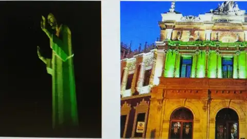 El Cristo y el Palacio Provincial se iluminarán de color verde con motivo del Día del Farmacéutico Sanidad