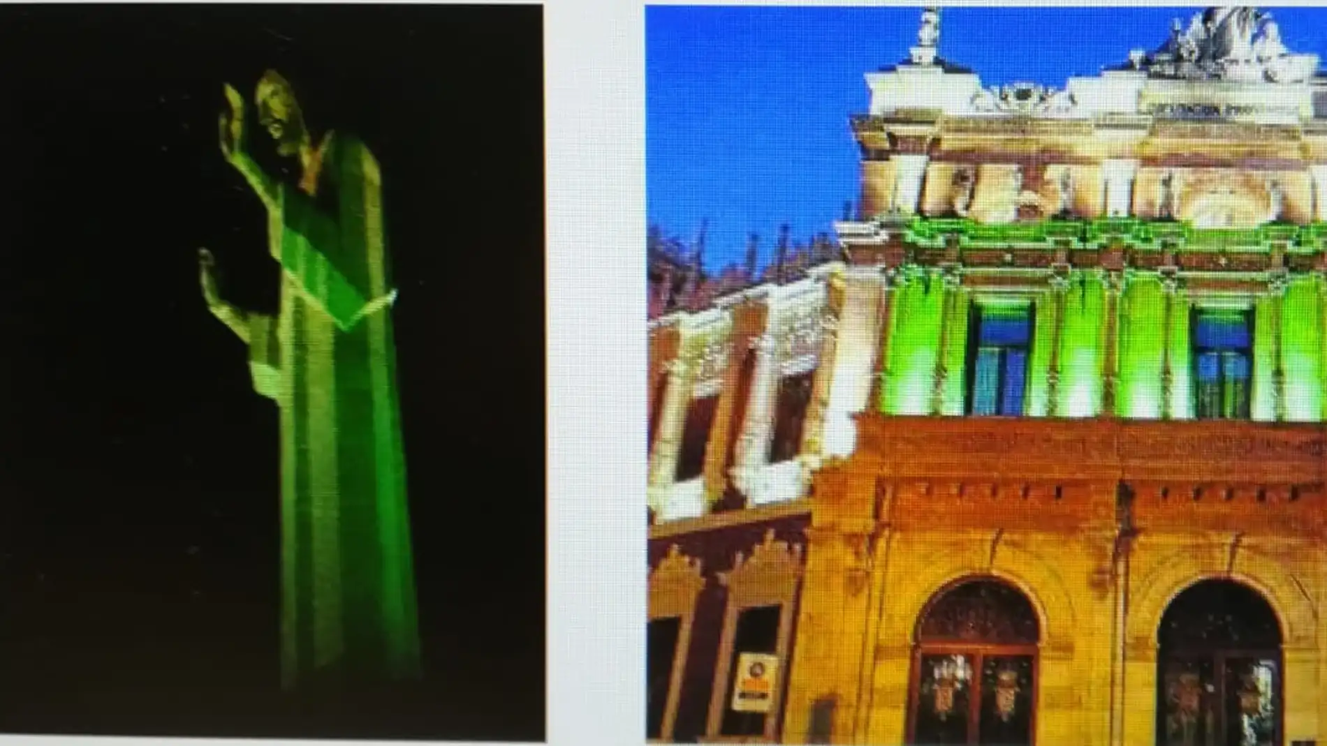 El Cristo y el Palacio Provincial se iluminarán de color verde con motivo del Día del Farmacéutico