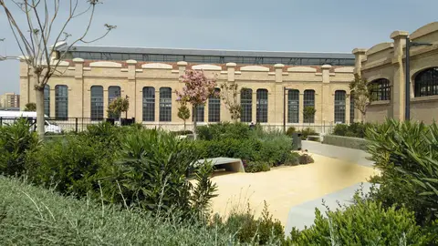 La nave que albergará el polideportivo La nave que albergará el polideportivo