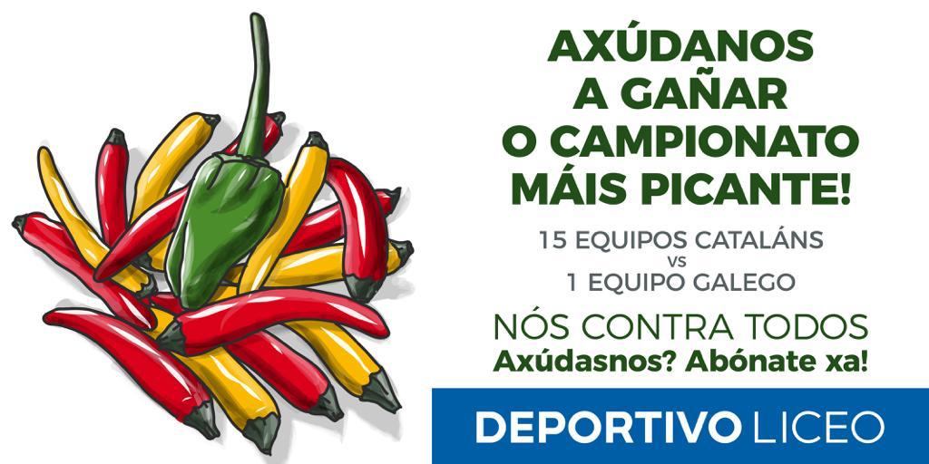 Pendientes de las PCR a la plantilla del Dépor y ... ¡Muchos pimientos para el Deportivo Liceo! Pendientes de las PCR a la plantilla del Dépor y ... ¡Muchos pimientos para el Deportivo Liceo!