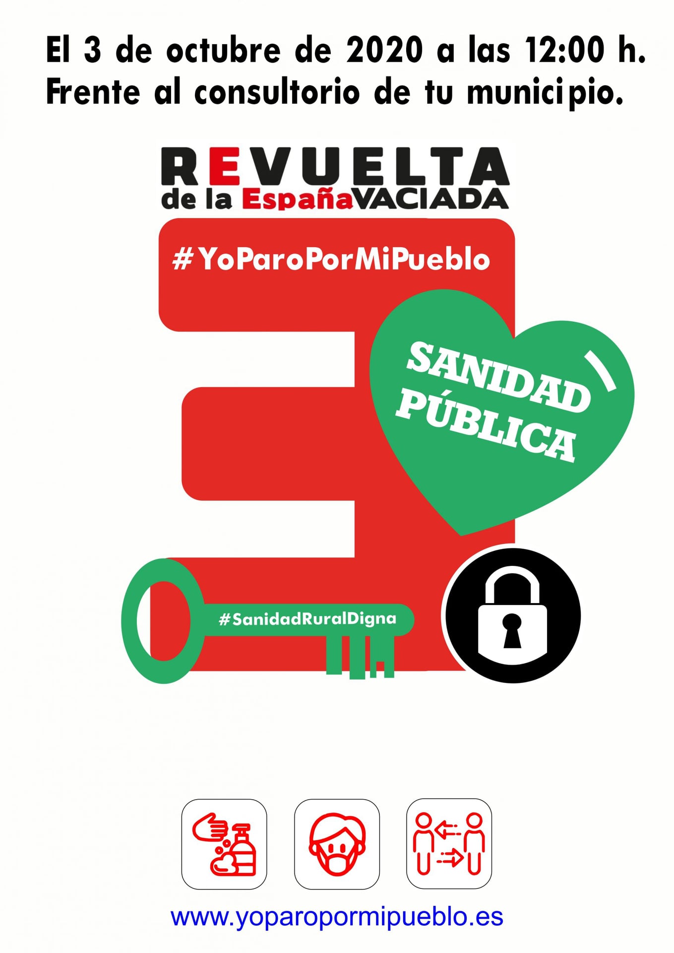 Movilización por recursos sanitarios en todo Teruel Movilización por recursos sanitarios en todo Teruel