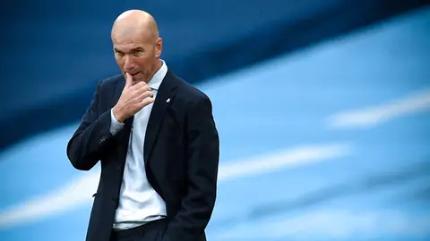 Zidane, en un partido del Real Madrid Zidane, en un partido del Real Madrid
