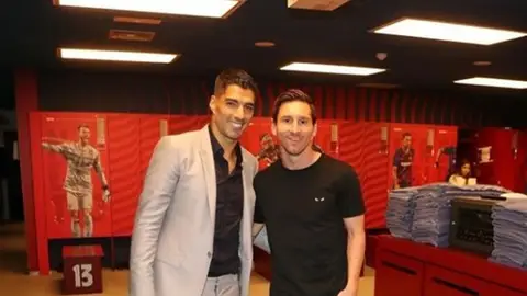 Luis Suárez y Leo Messi Luis Suárez y Leo Messi