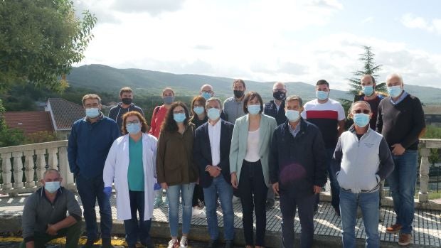 Ana Pontón cos alcaldes das zonas queimadas nos últimos incendios Ana Pontón cos alcaldes das zonas queimadas nos últimos incendios
