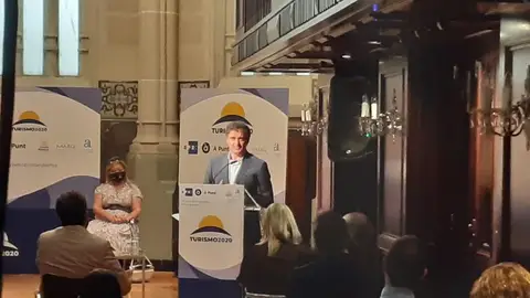 Francesc Colomer en el MARQ, sede del encuentro "Turismo en tiempos de pandemia" Francesc Colomer en el MARQ, sede del encuentro "Turismo en tiempos de pandemia"