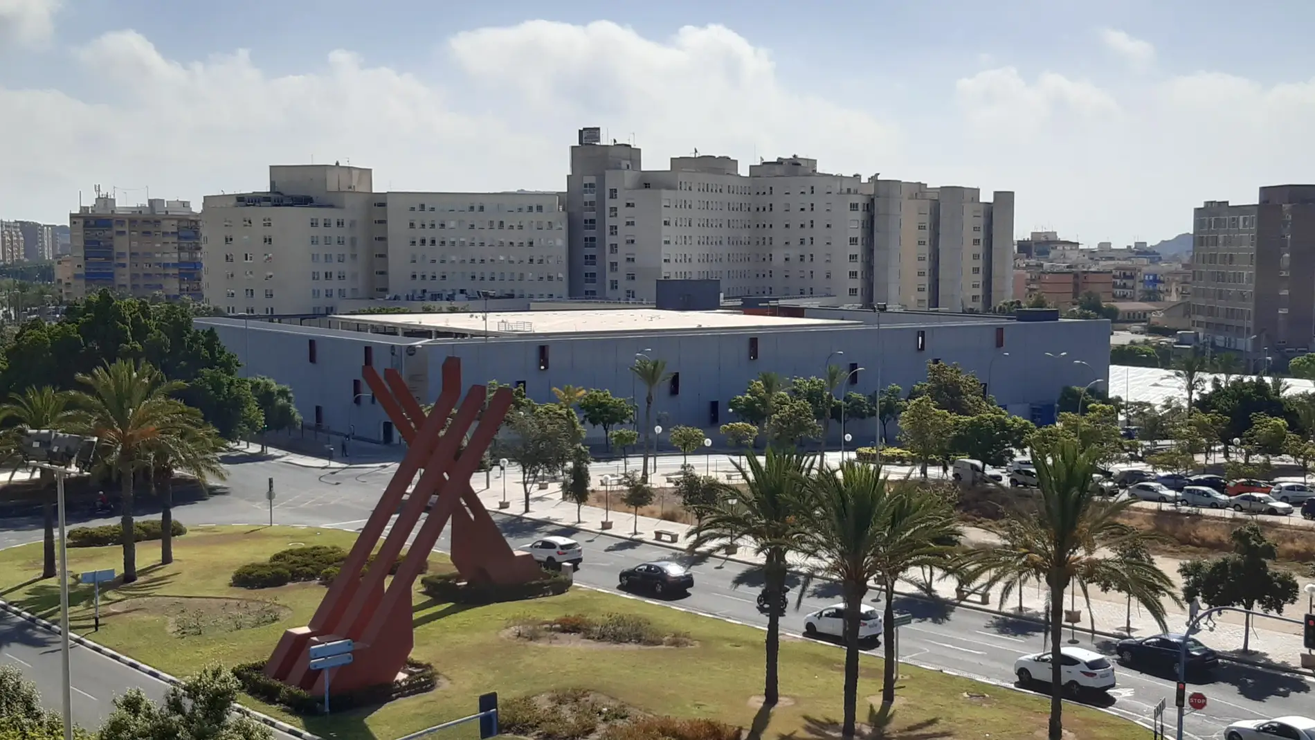Vista del Hospital General de Alicante