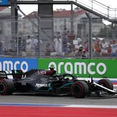 Lewis Hamilton en el GP de Rusia Lewis Hamilton en el GP de Rusia