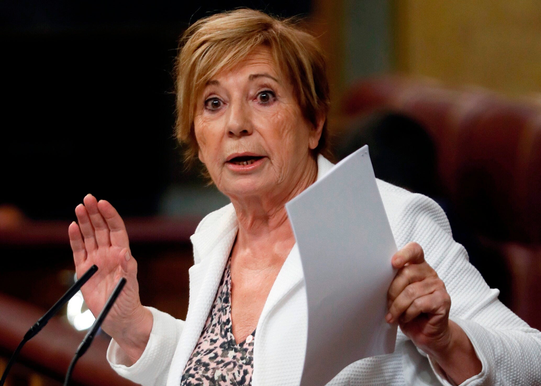 La tele con Monegal: A Celia Villalobos le han desplumado varias veces La tele con Monegal: A Celia Villalobos le han desplumado varias veces