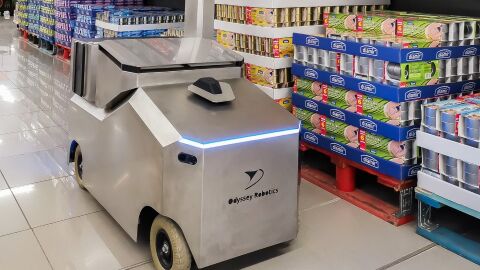 El robo O3R desarrollado por la startup Odyssey Robotics de la UMH de Elche.