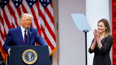 Donald Trump propone a Amy Coney Barrett para el Tribunal Supremo